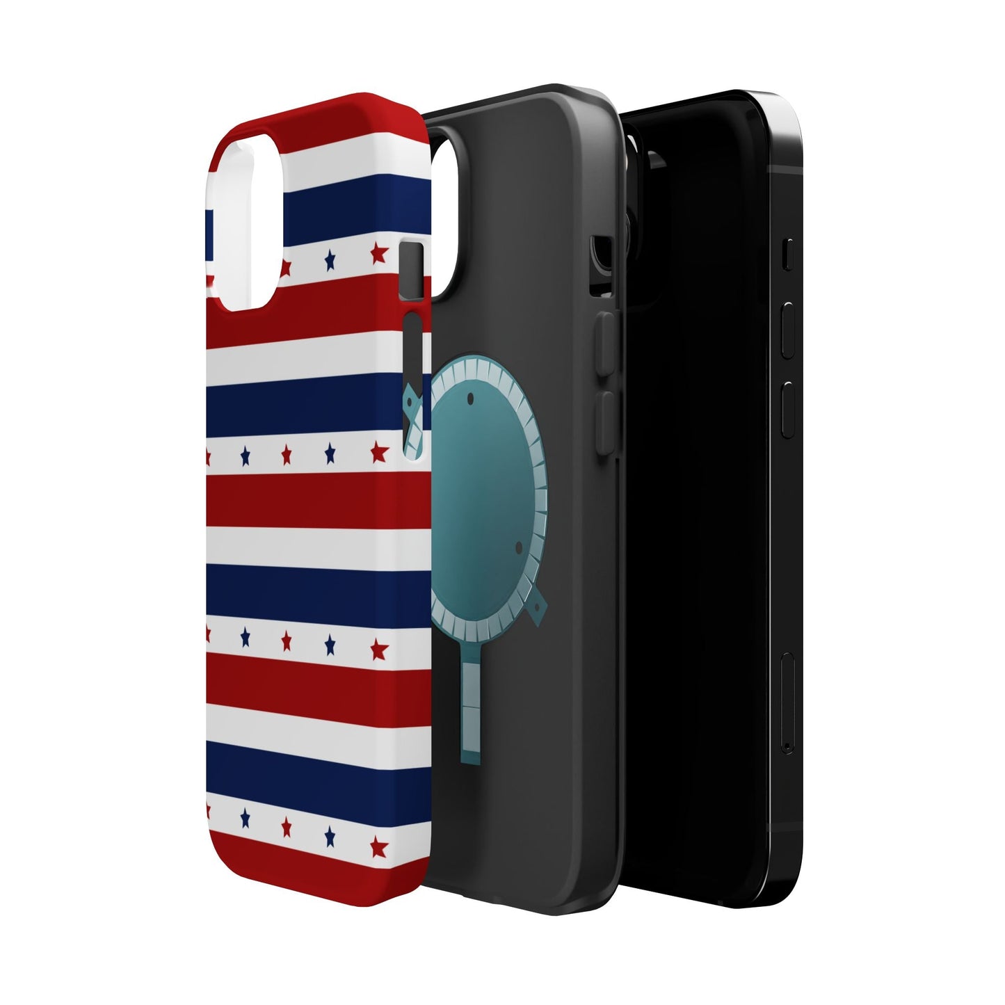 Patriotic Stars MagSafe iPhone Case - BOGO Cases