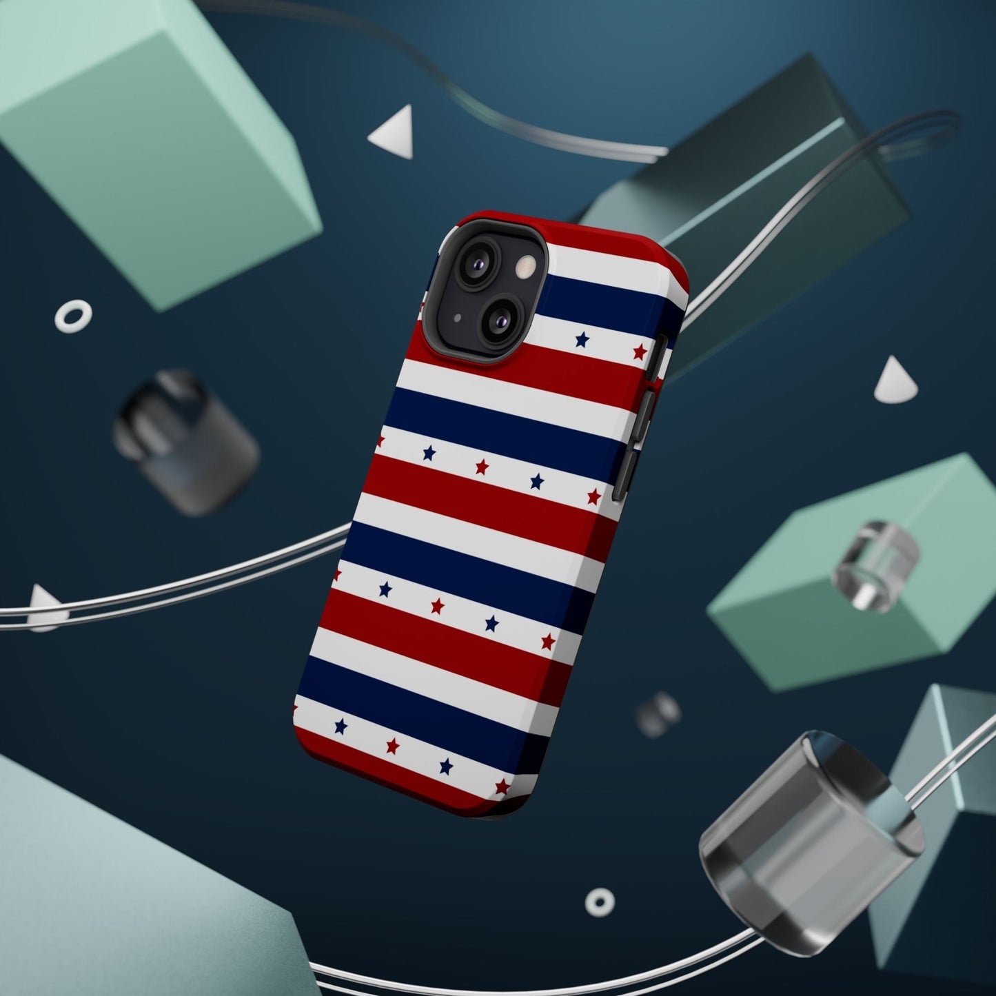 Patriotic Stars MagSafe iPhone Case - BOGO Cases