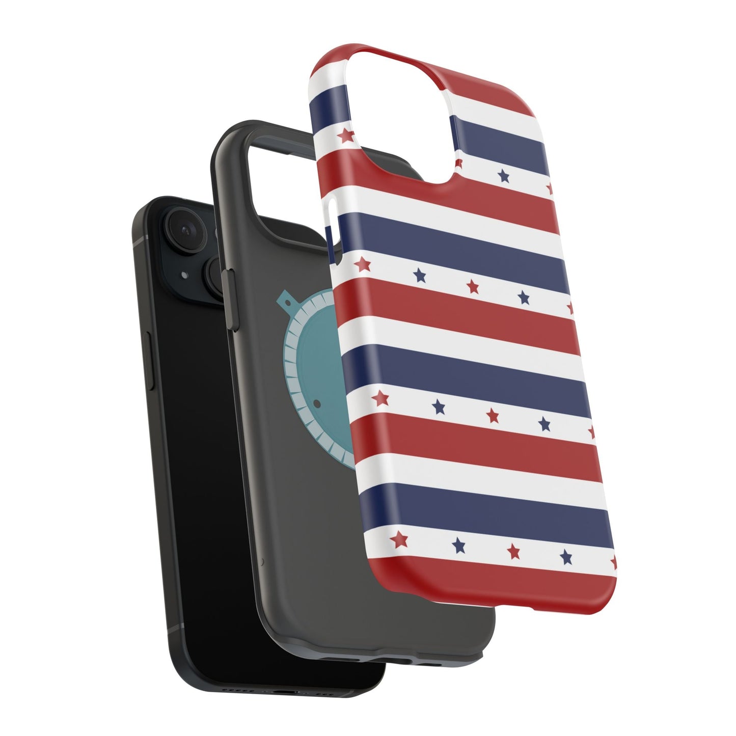 Patriotic Stars MagSafe iPhone Case - BOGO Cases