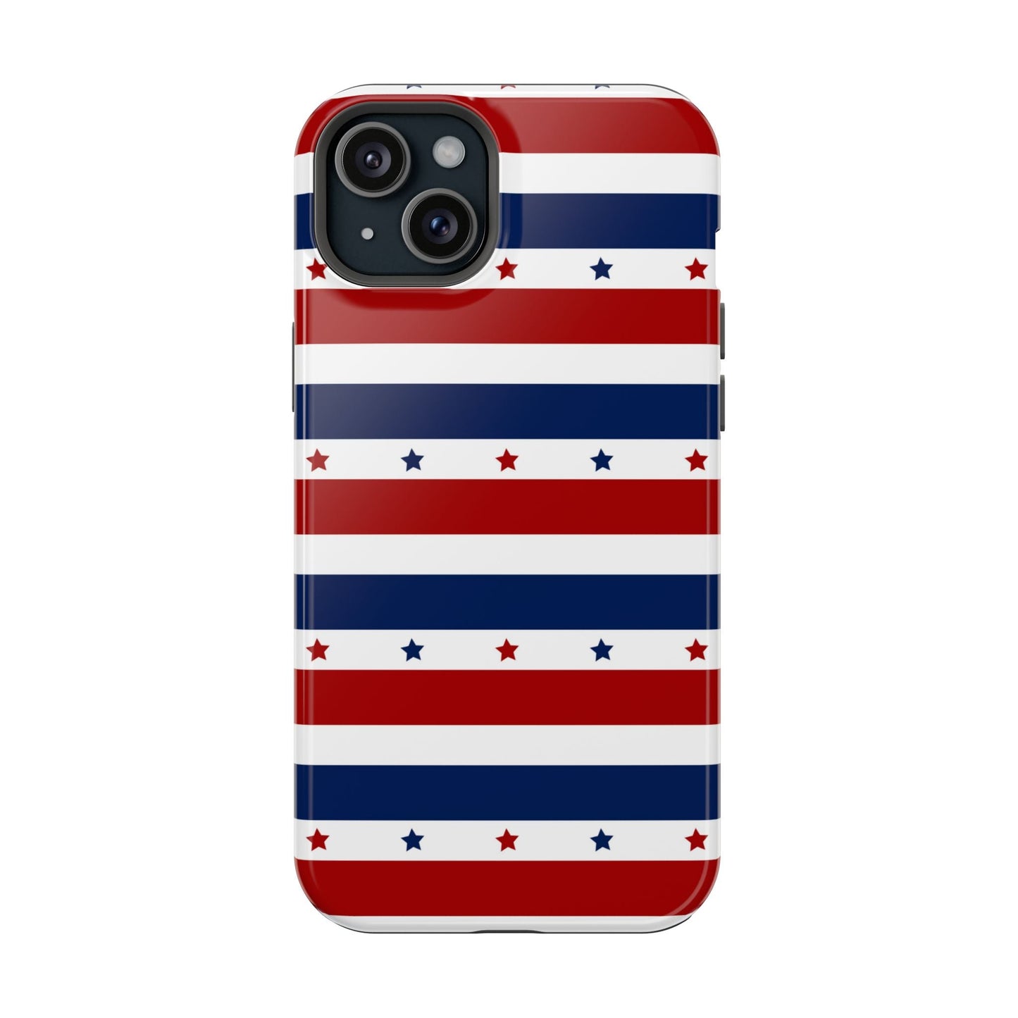 Patriotic Stars MagSafe iPhone Case - BOGO Cases