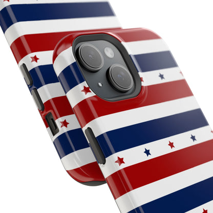 Patriotic Stars MagSafe iPhone Case - BOGO Cases