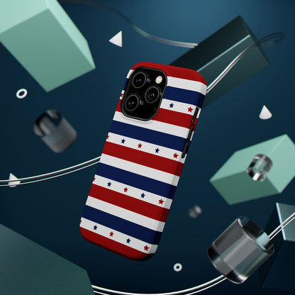 Patriotic Stars MagSafe iPhone Case - BOGO Cases