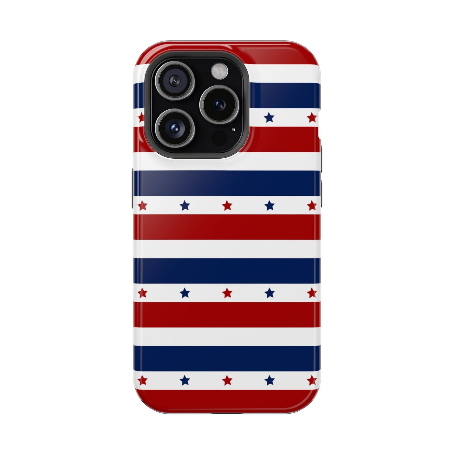 Patriotic Stars MagSafe iPhone Case - BOGO Cases