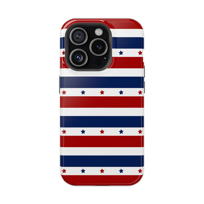 Patriotic Stars MagSafe iPhone Case - BOGO Cases