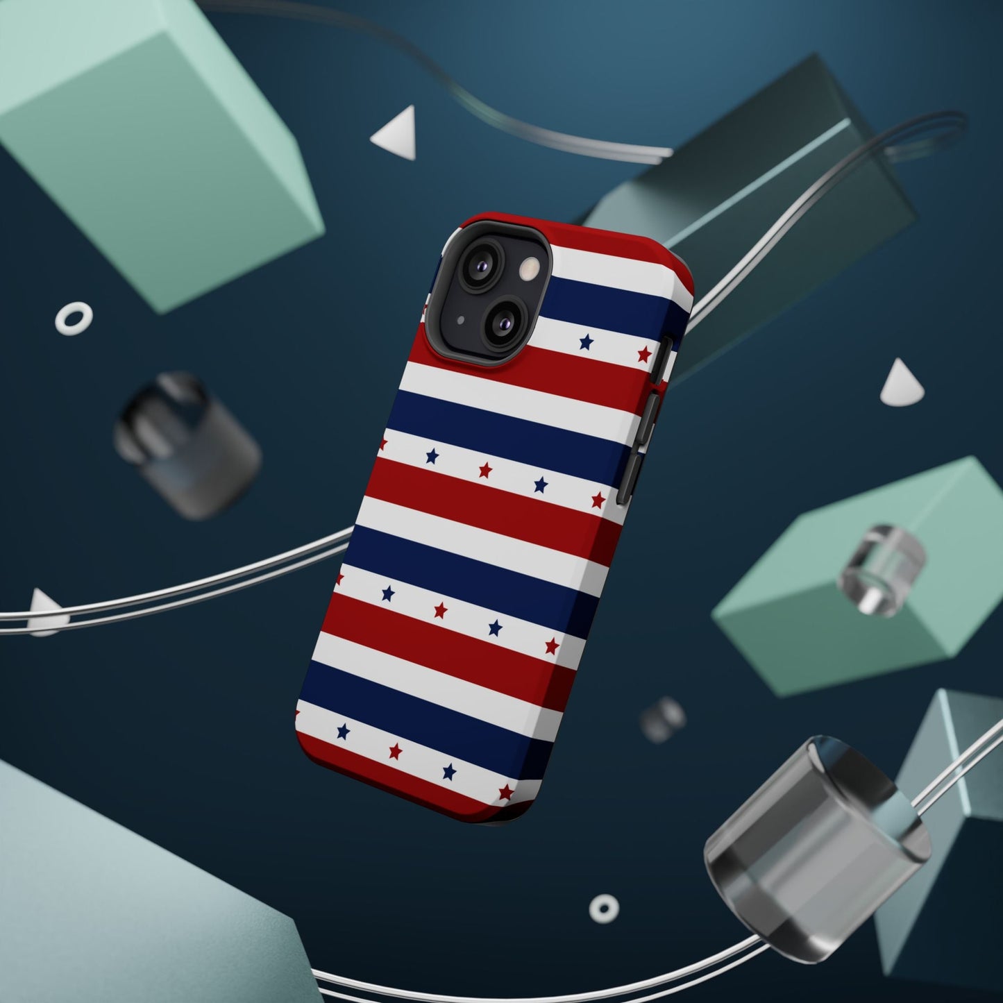 Patriotic Stars MagSafe iPhone Case - BOGO Cases