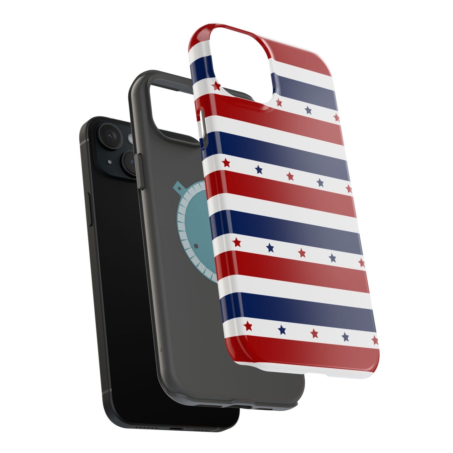 Patriotic Stars MagSafe iPhone Case - BOGO Cases