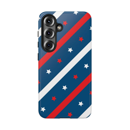 Patriotic Stars & Stripes - Samsung Galaxy Case - BOGO Cases