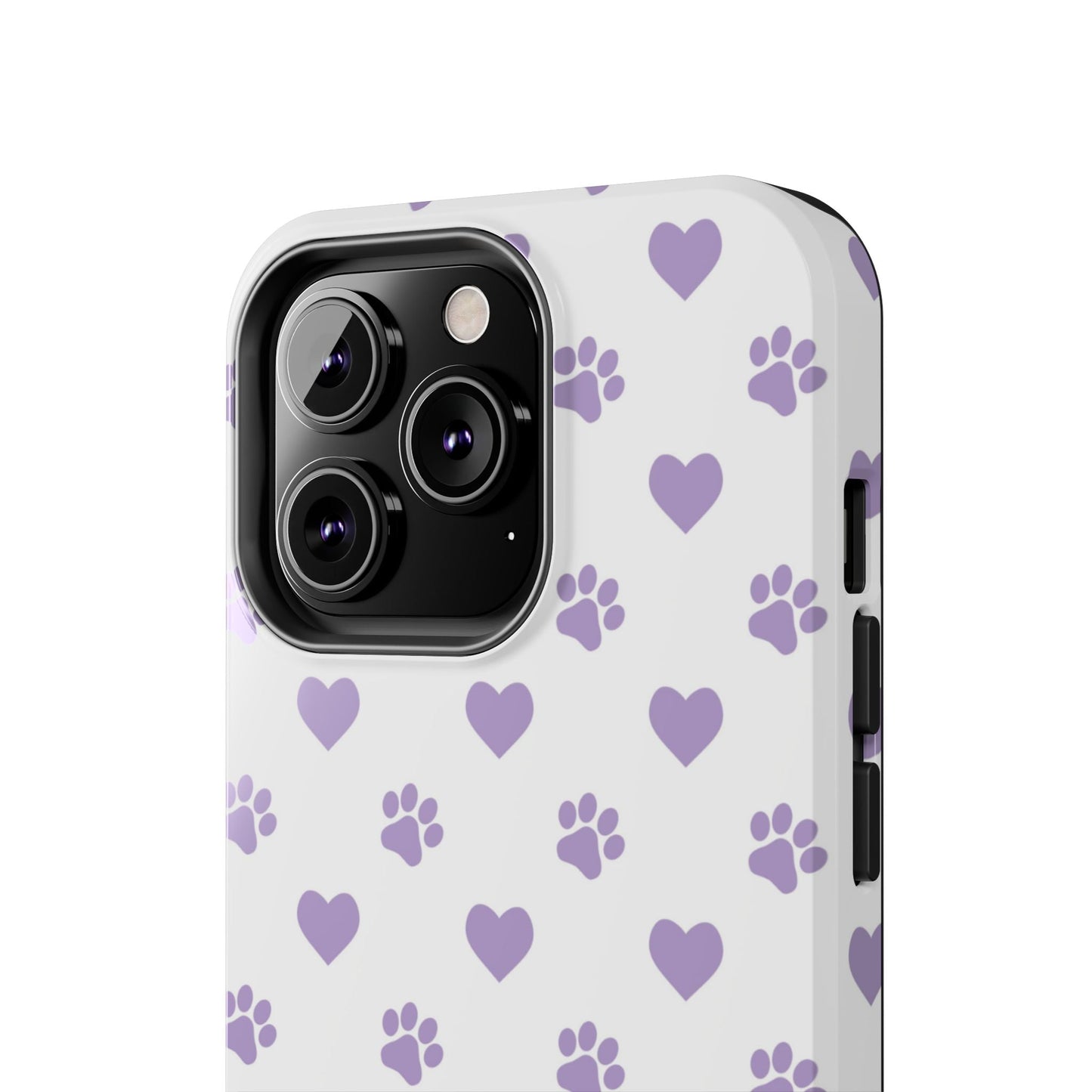 Paw Prints & Hearts – Cute and Durable iPhone Case for Animal Lovers - BOGO Cases