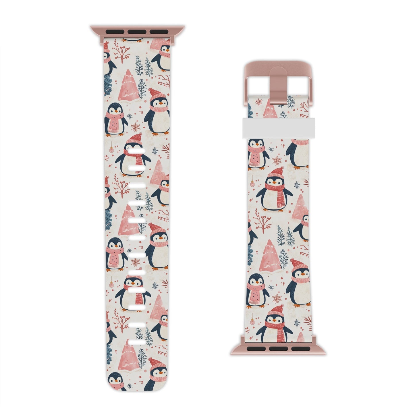 Penguin Paradise Christmas Cheer Apple Watch Band - BOGO Cases