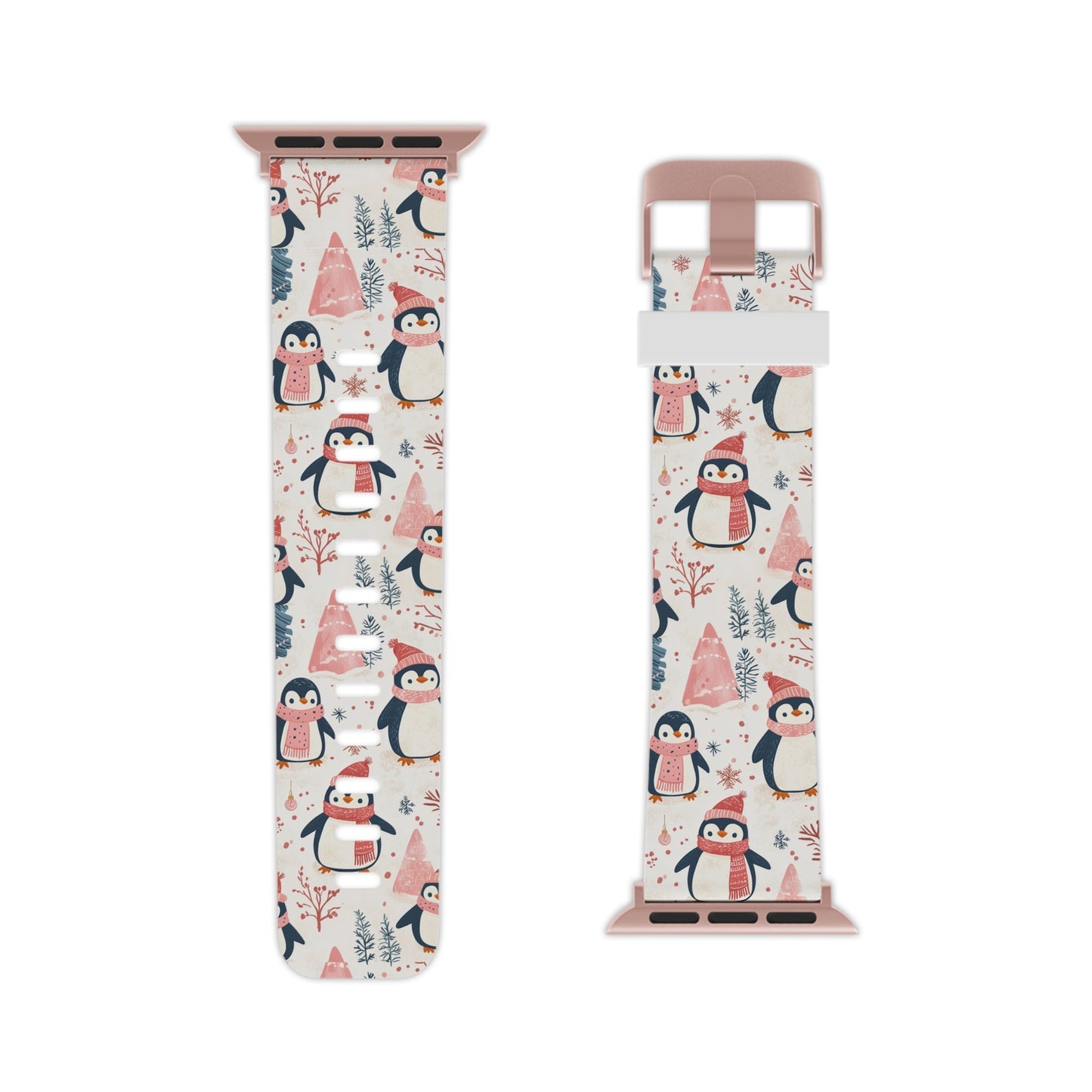 Penguin Paradise Christmas Cheer Apple Watch Band - BOGO Cases
