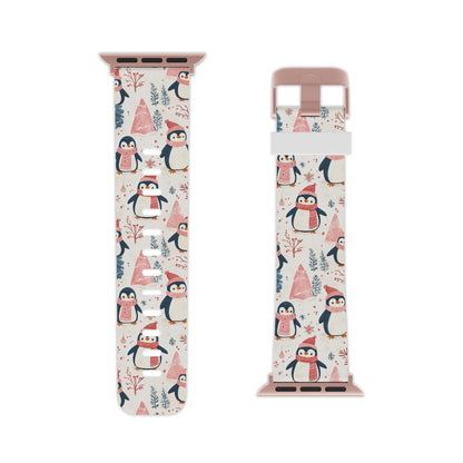 Penguin Paradise Christmas Cheer Apple Watch Band - BOGO Cases