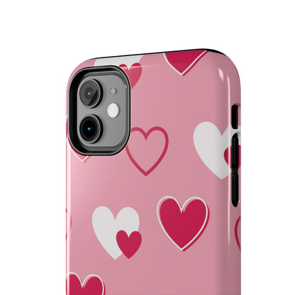 Pink and Red Hearts iPhone Case - BOGO Cases