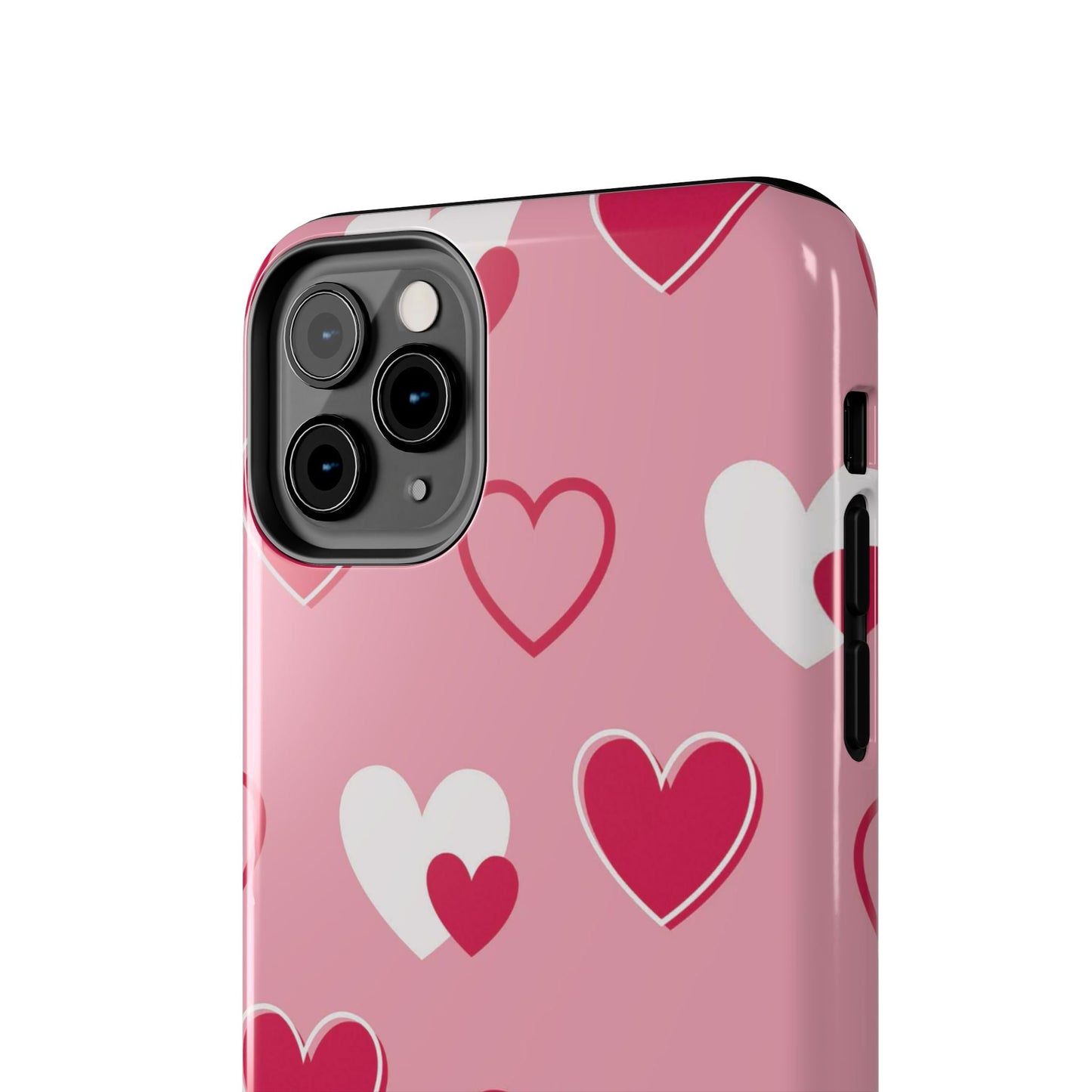 Pink and Red Hearts iPhone Case - BOGO Cases