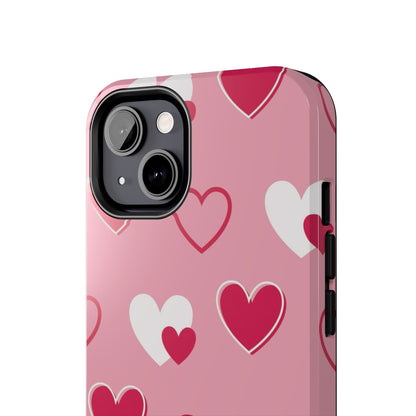 Pink and Red Hearts iPhone Case - BOGO Cases