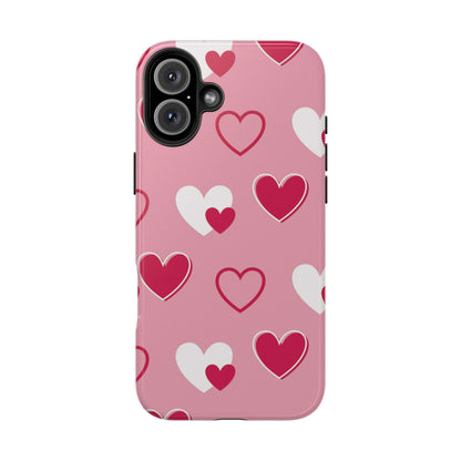 Pink and Red Hearts iPhone Case - BOGO Cases