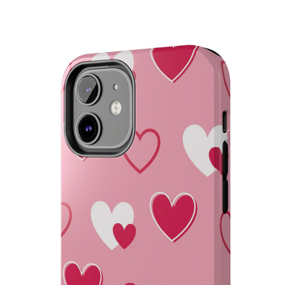 Pink and Red Hearts iPhone Case - BOGO Cases