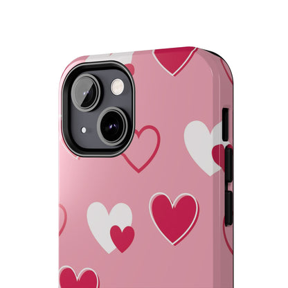 Pink and Red Hearts iPhone Case - BOGO Cases