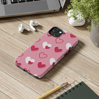 Pink and Red Hearts iPhone Case - BOGO Cases