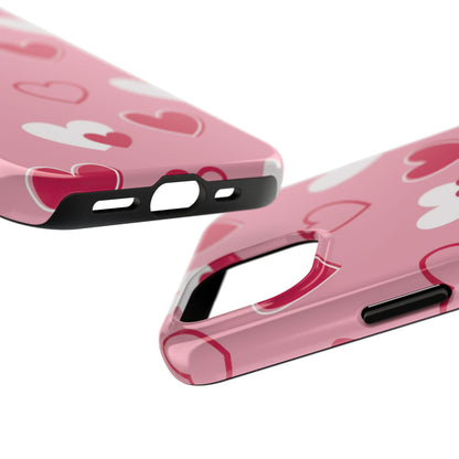 Pink and Red Hearts iPhone Case - BOGO Cases