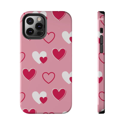 Pink and Red Hearts iPhone Case - BOGO Cases