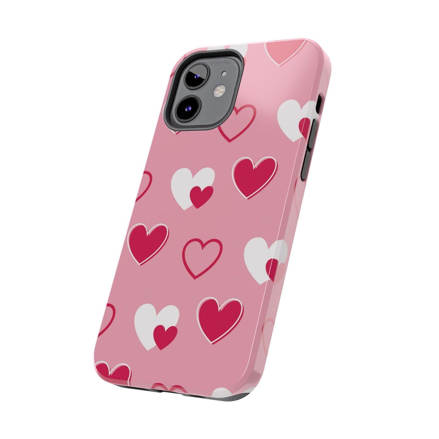Pink and Red Hearts iPhone Case - BOGO Cases