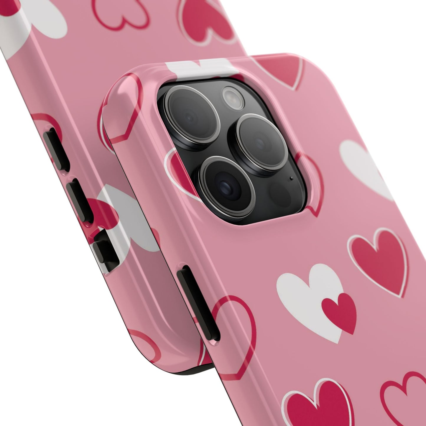 Pink and Red Hearts iPhone Case - BOGO Cases