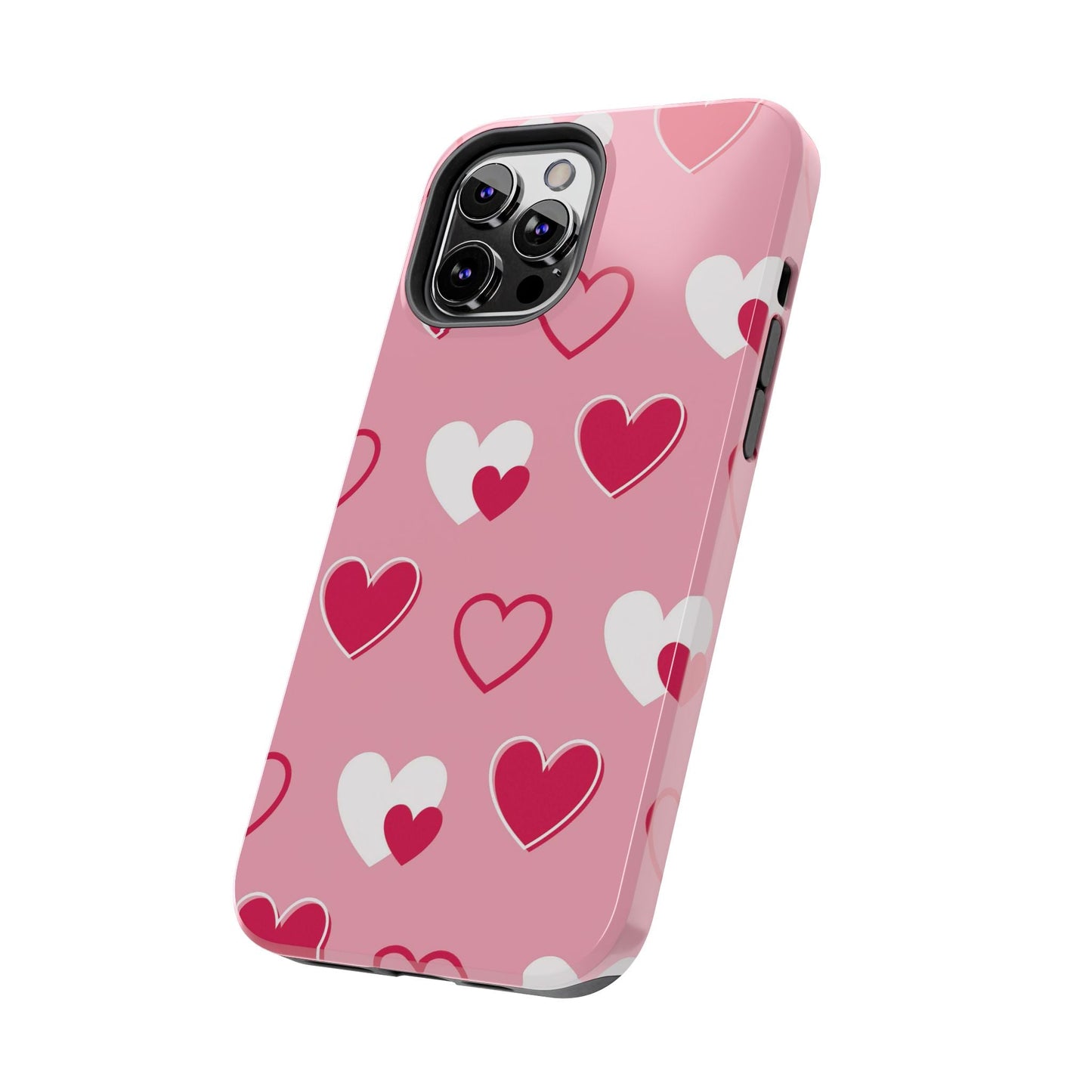 Pink and Red Hearts iPhone Case - BOGO Cases