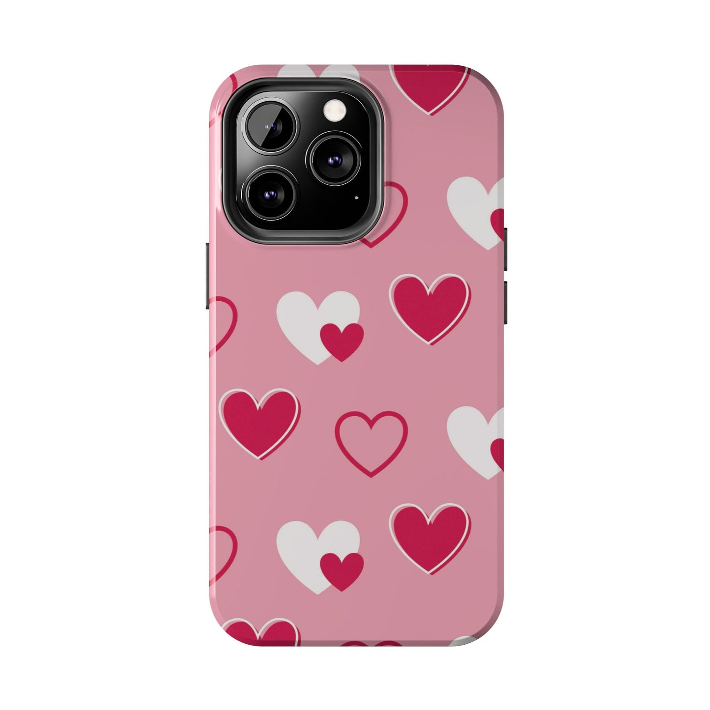Pink and Red Hearts iPhone Case - BOGO Cases