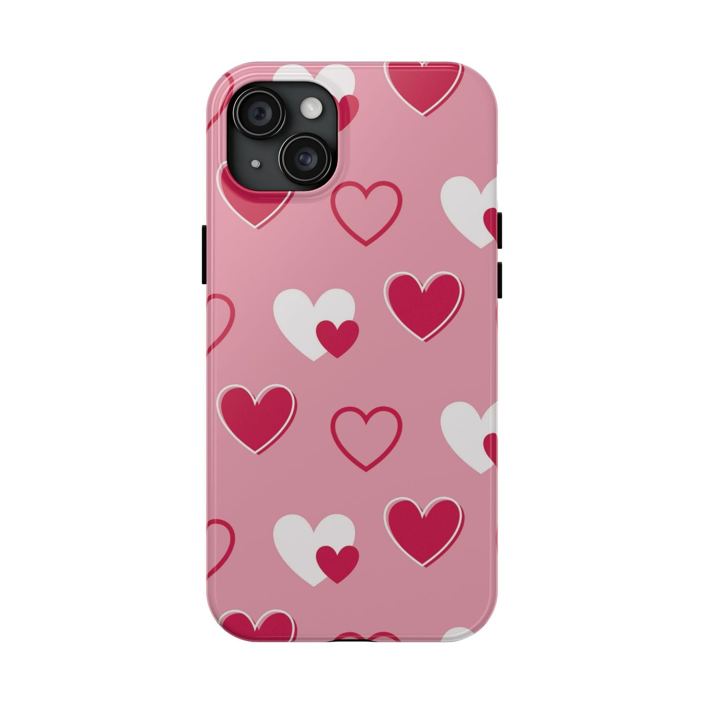 Pink and Red Hearts iPhone Case - BOGO Cases