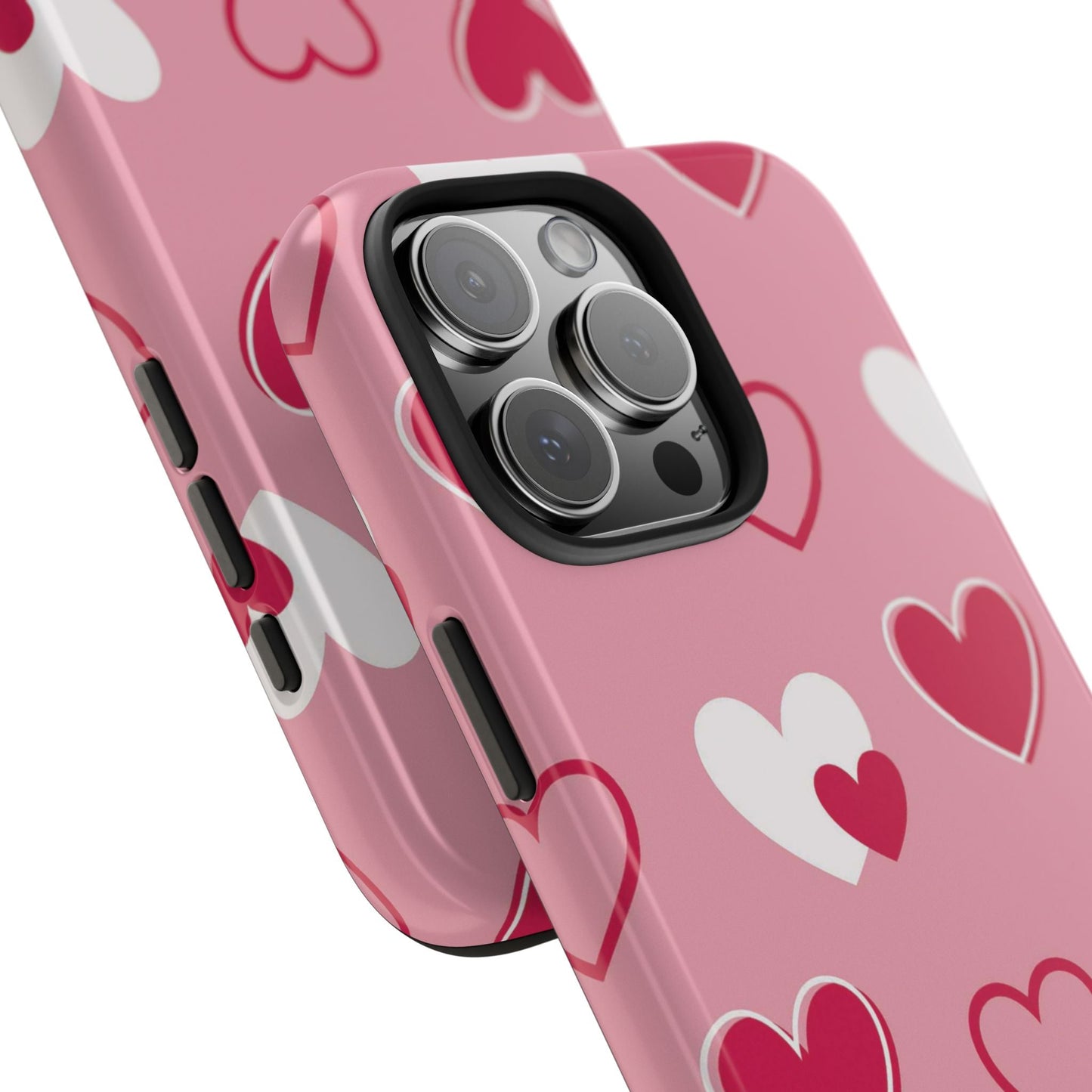 Pink and Red Hearts iPhone Case - BOGO Cases