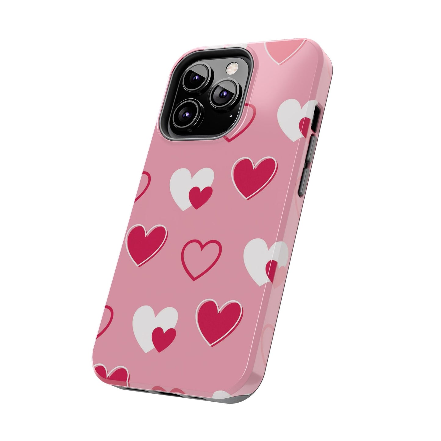 Pink and Red Hearts iPhone Case - BOGO Cases