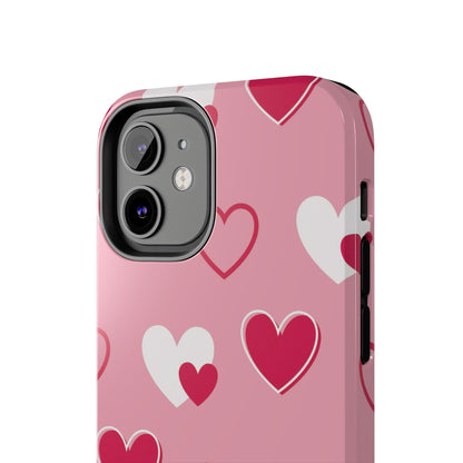 Pink and Red Hearts iPhone Case - BOGO Cases
