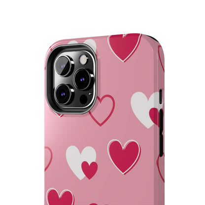 Pink and Red Hearts iPhone Case - BOGO Cases