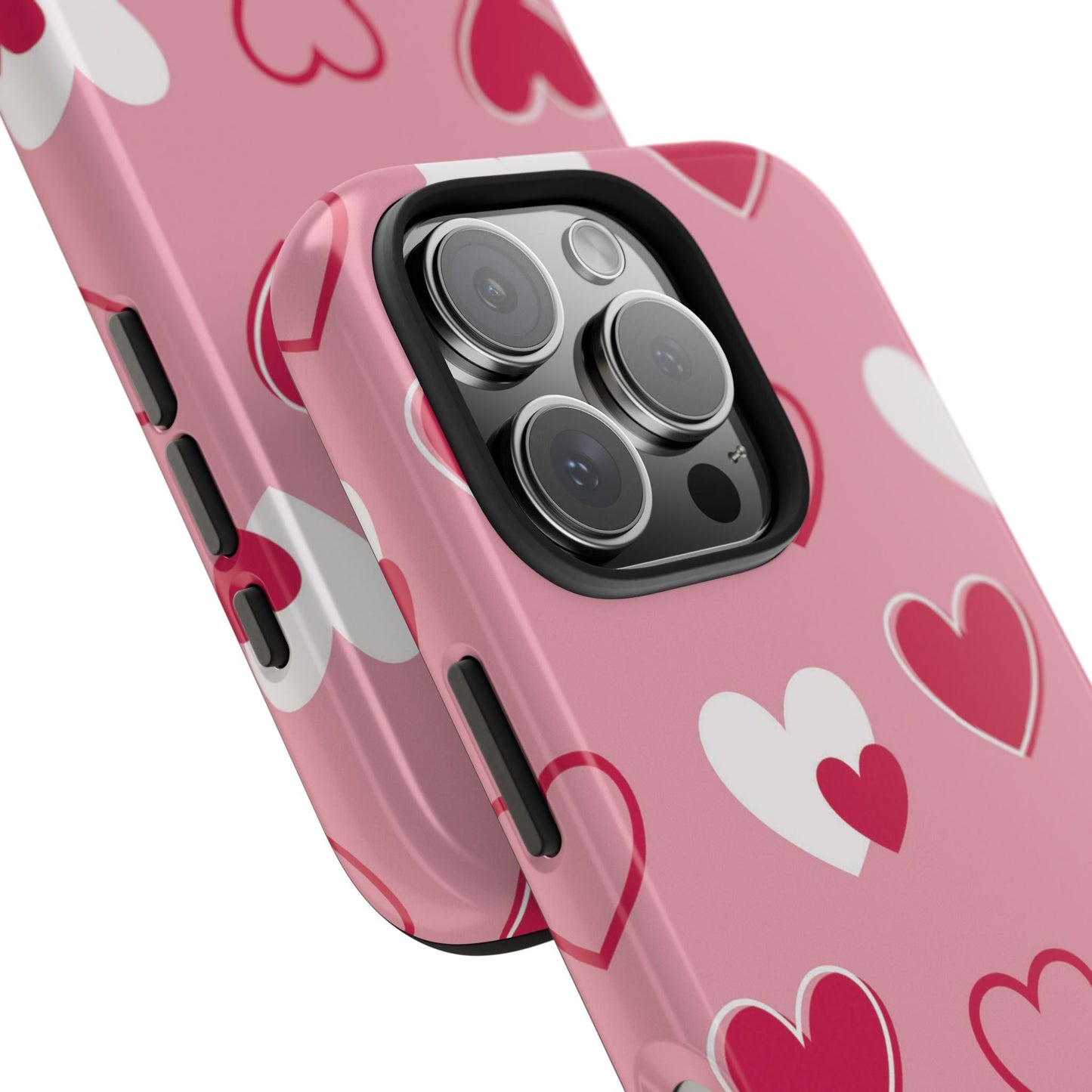 Pink and Red Hearts iPhone Case - BOGO Cases