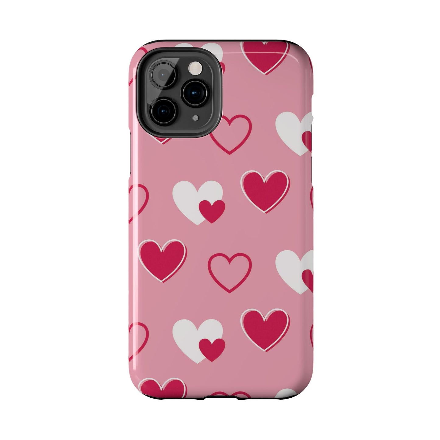 Pink and Red Hearts iPhone Case - BOGO Cases