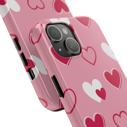 Pink and Red Hearts iPhone Case - BOGO Cases