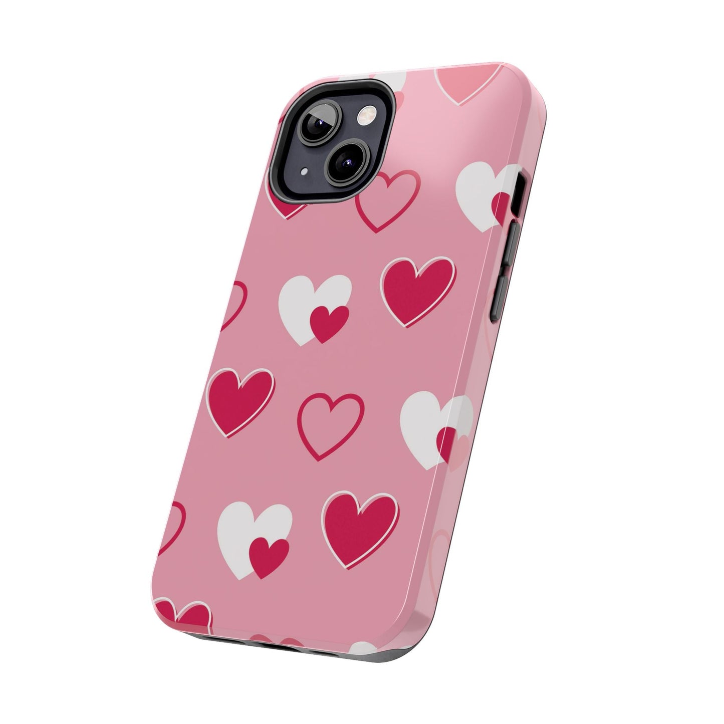 Pink and Red Hearts iPhone Case - BOGO Cases