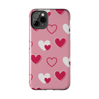 Pink and Red Hearts iPhone Case - BOGO Cases