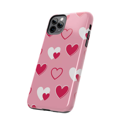 Pink and Red Hearts iPhone Case - BOGO Cases