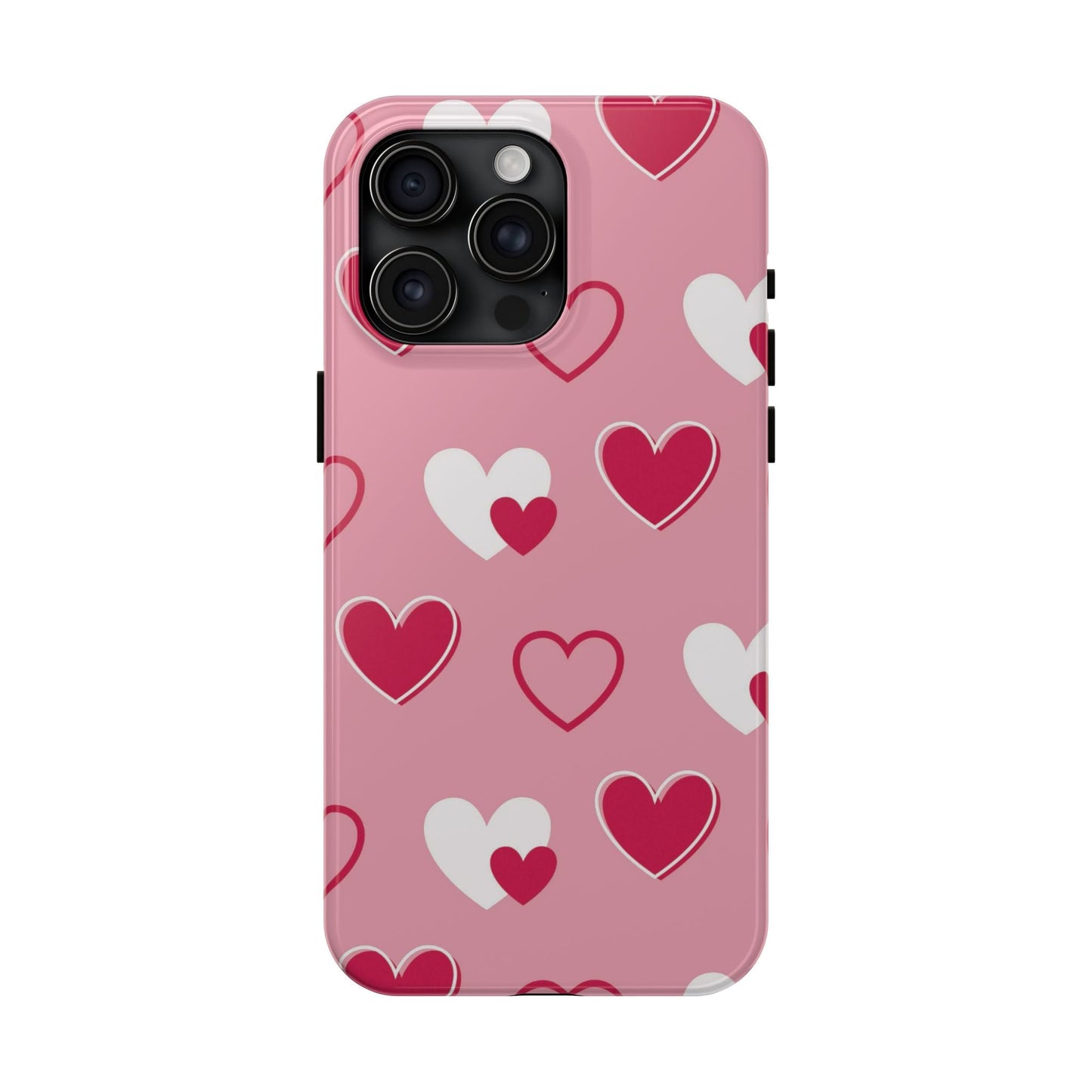 Pink and Red Hearts iPhone Case - BOGO Cases