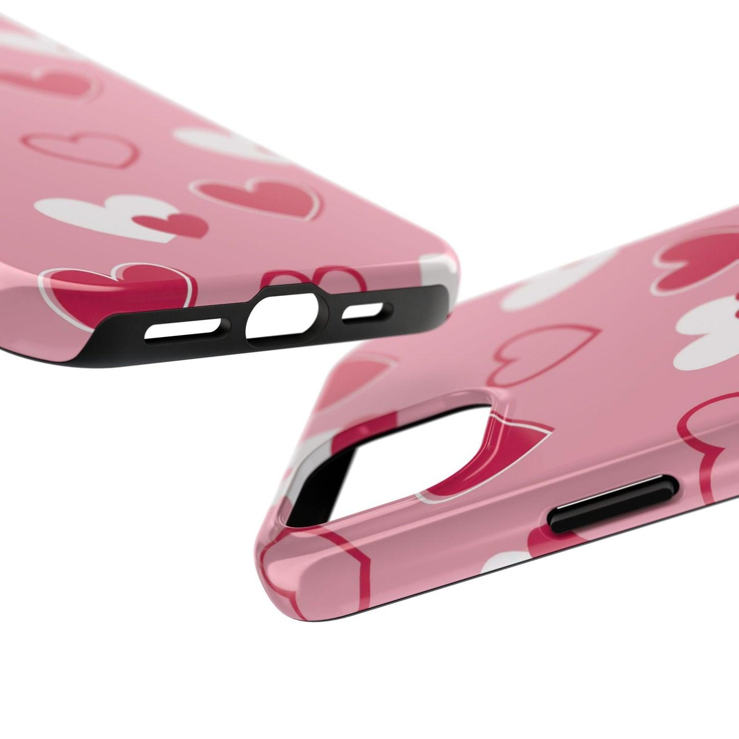 Pink and Red Hearts iPhone Case - BOGO Cases