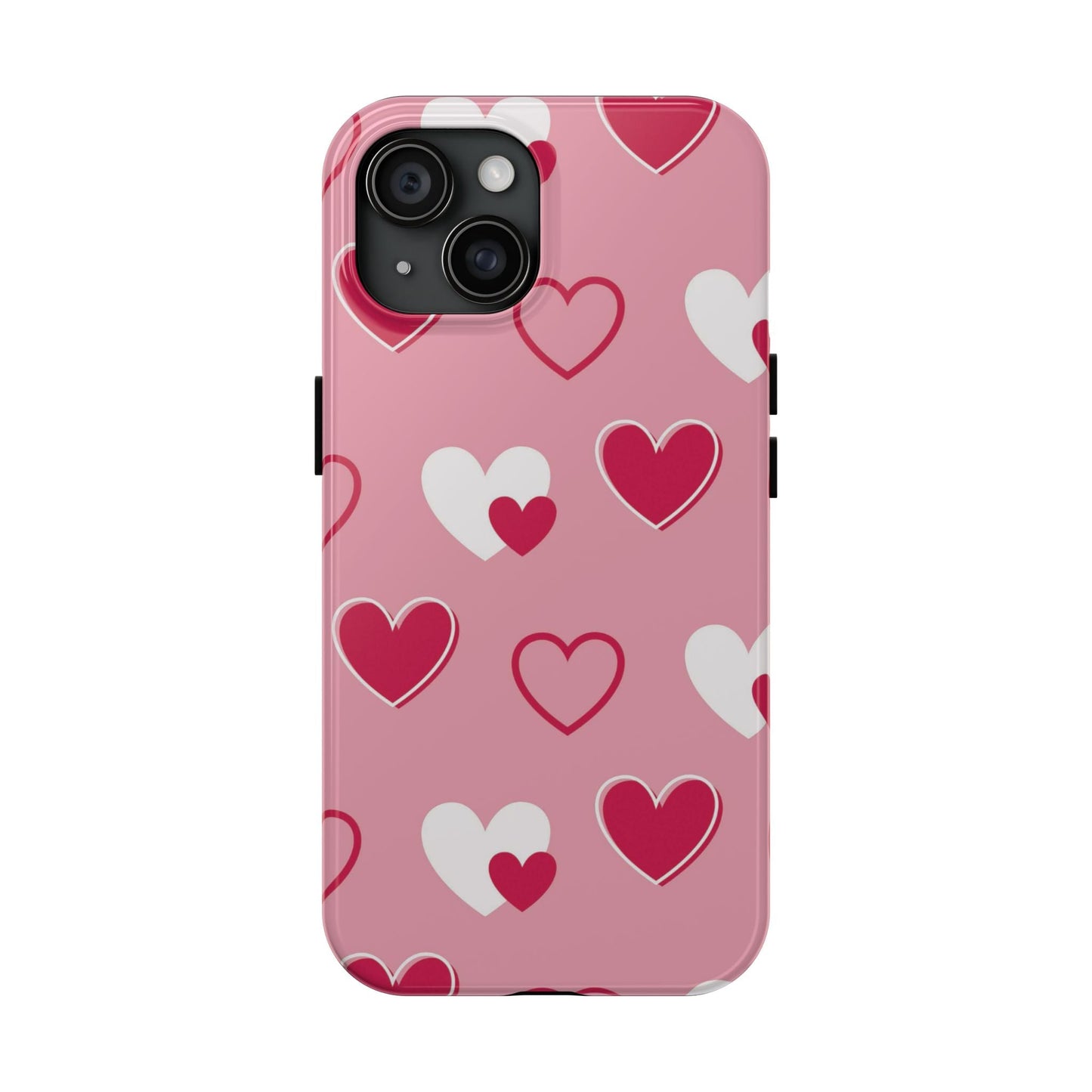 Pink and Red Hearts iPhone Case - BOGO Cases