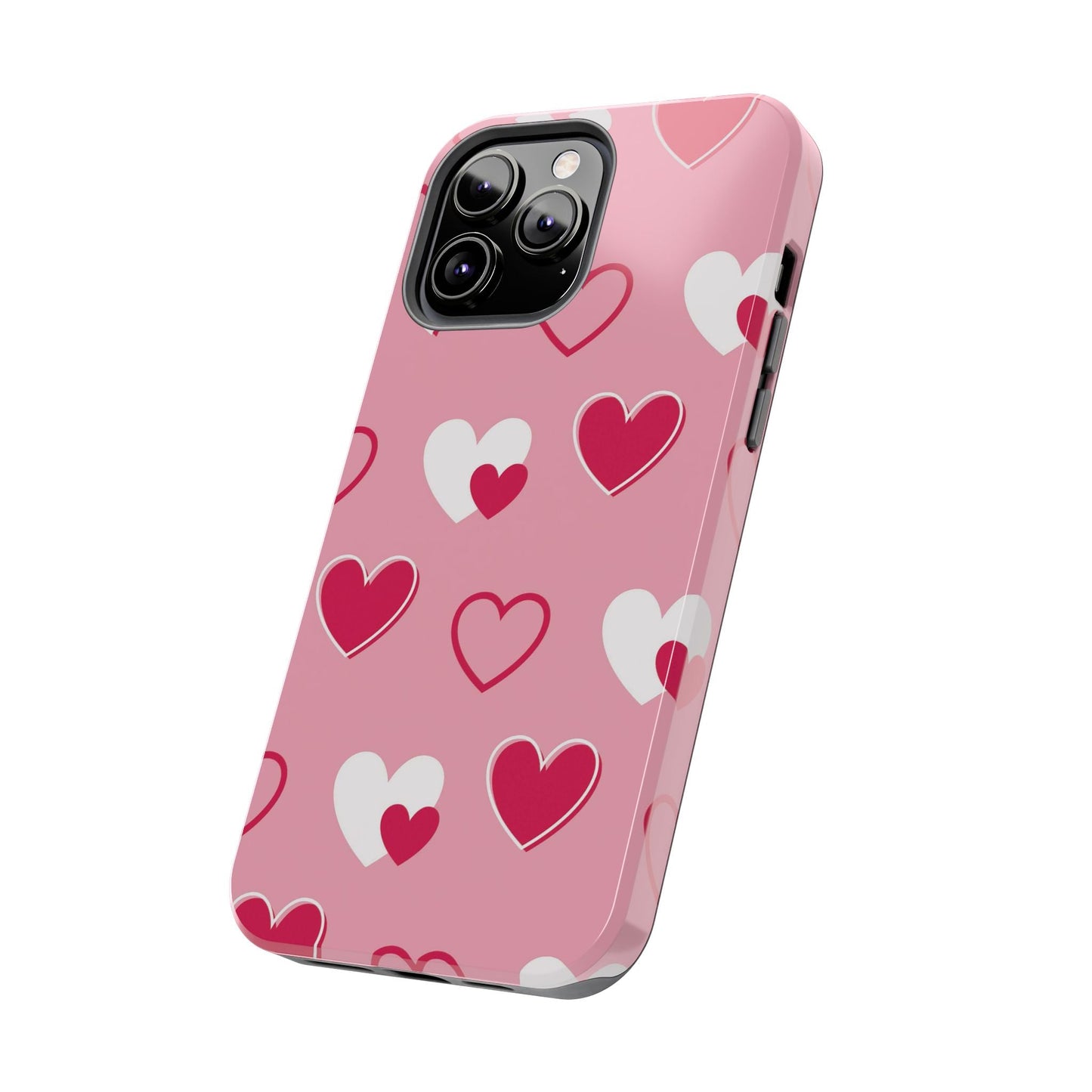 Pink and Red Hearts iPhone Case - BOGO Cases