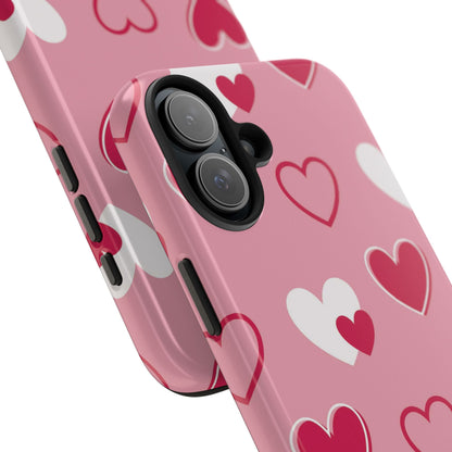 Pink and Red Hearts iPhone Case - BOGO Cases
