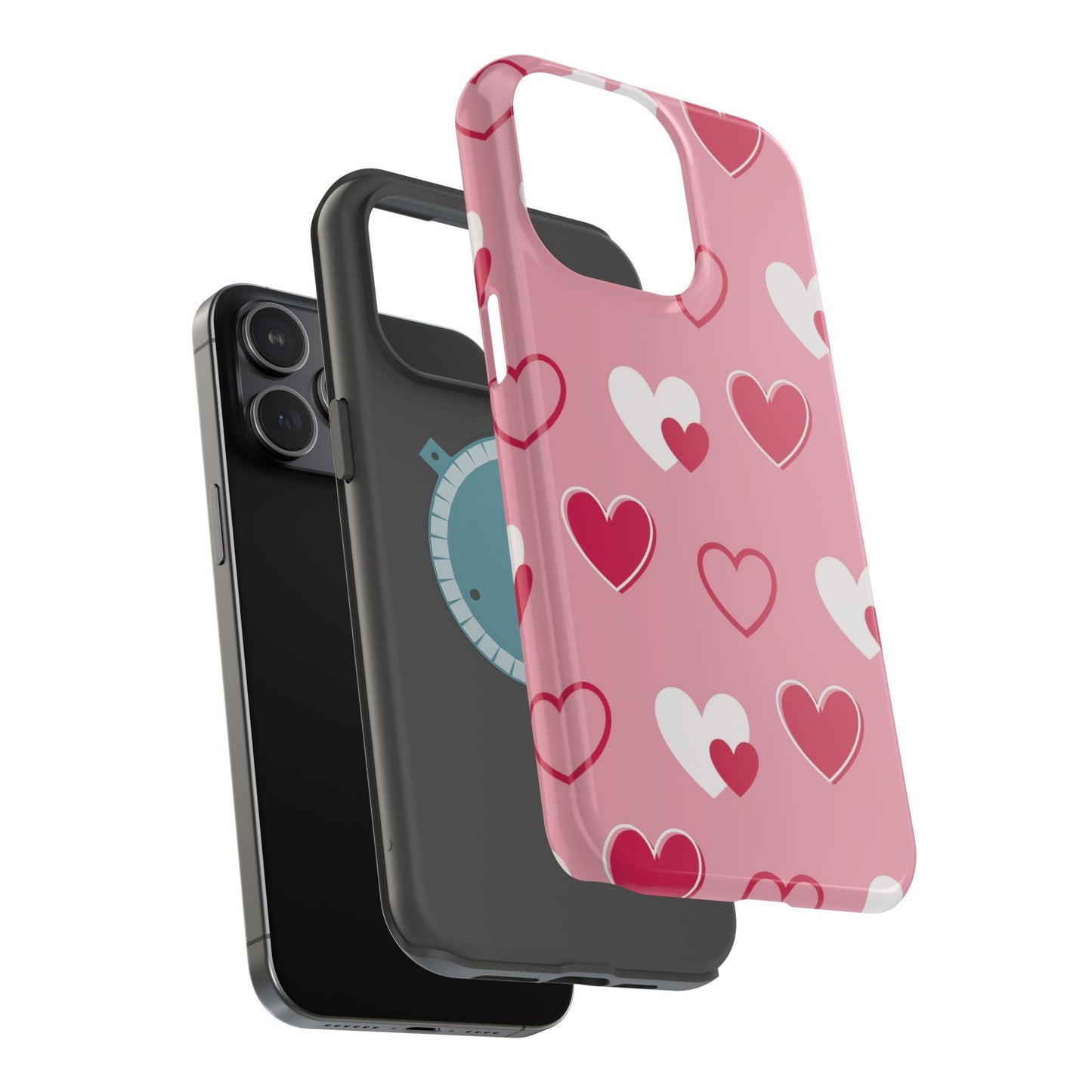 Pink and Red Hearts MagSafe Case - BOGO Cases