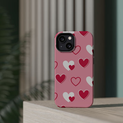 Pink and Red Hearts MagSafe Case - BOGO Cases