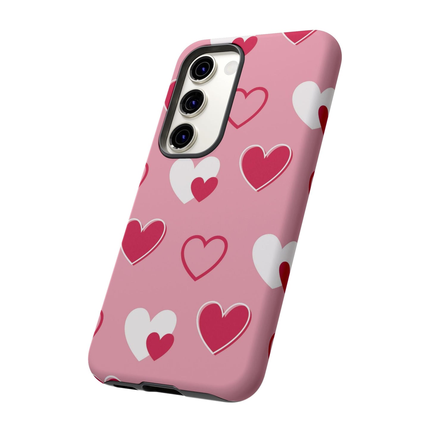 Pink and Red Hearts Samsung Galaxy Case - BOGO Cases
