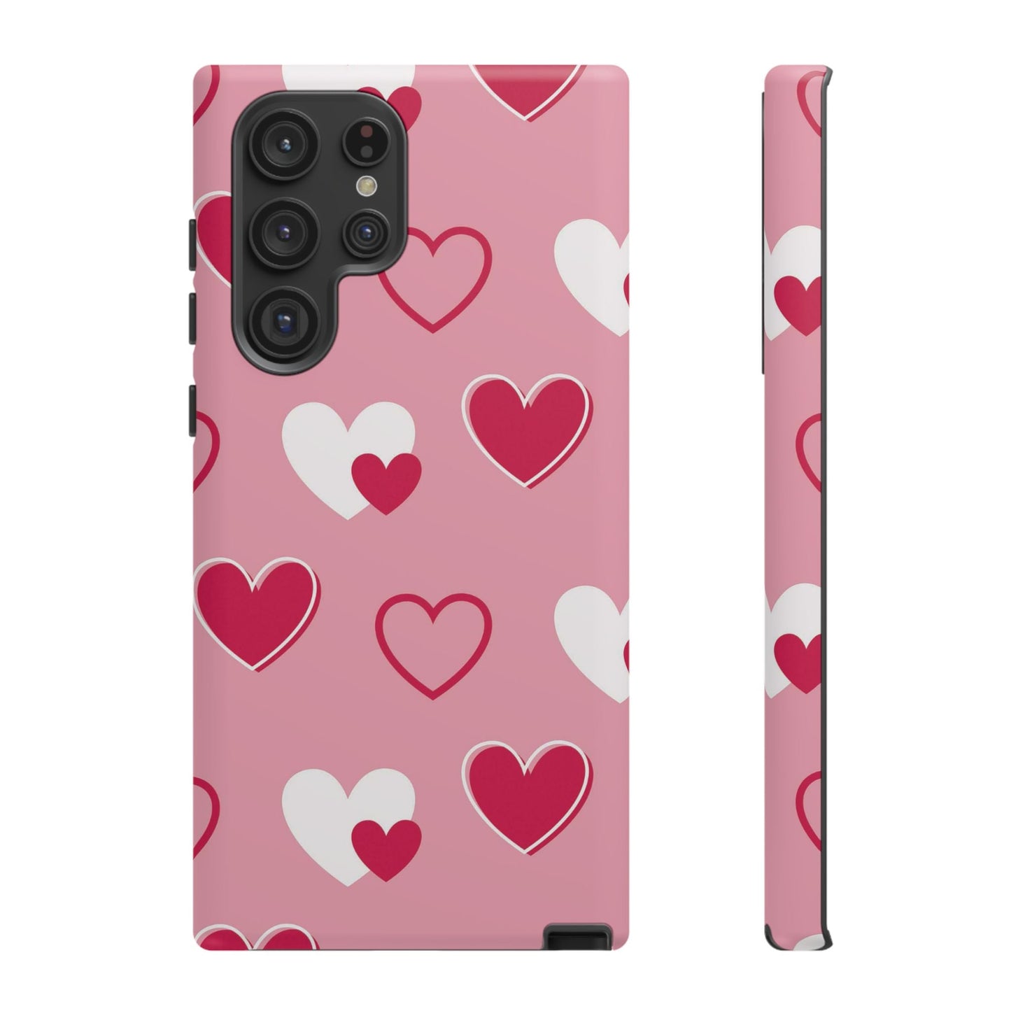 Pink and Red Hearts Samsung Galaxy Case - BOGO Cases