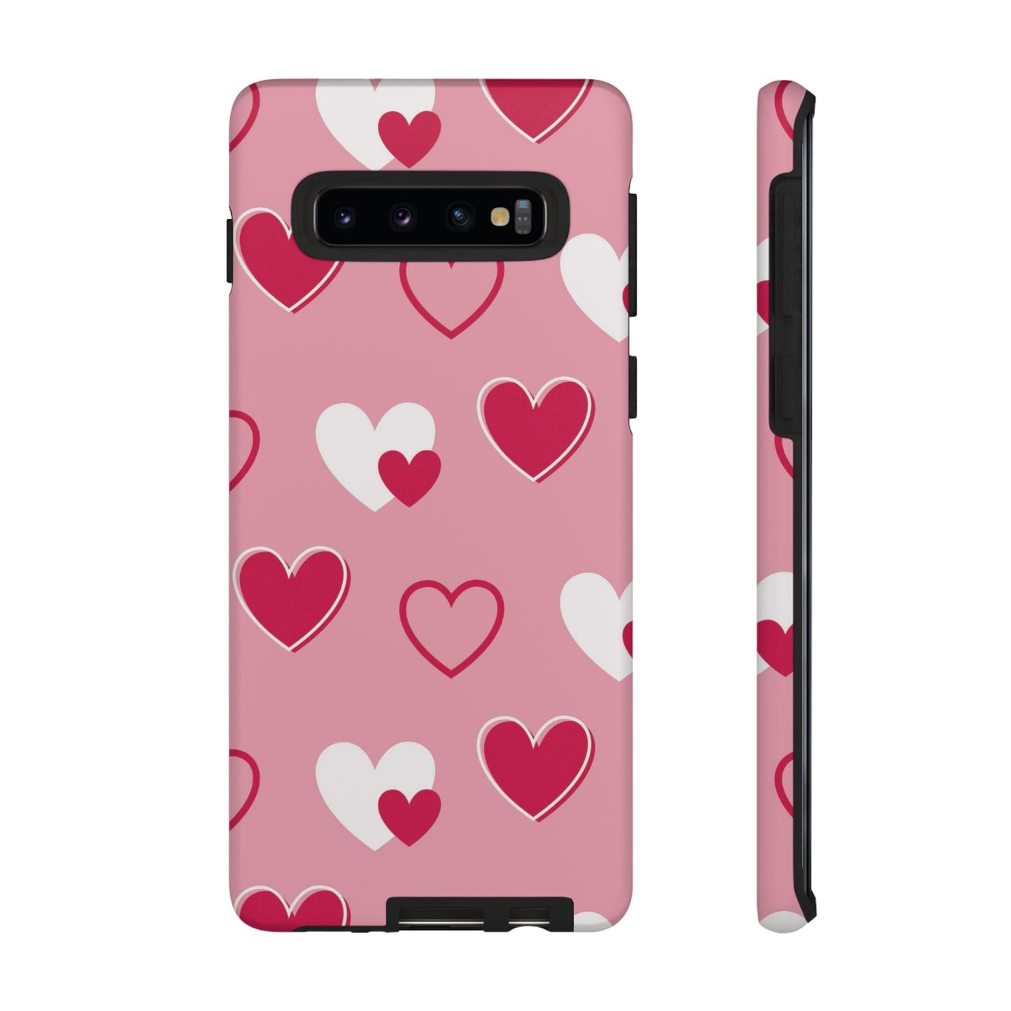Pink and Red Hearts Samsung Galaxy Case - BOGO Cases