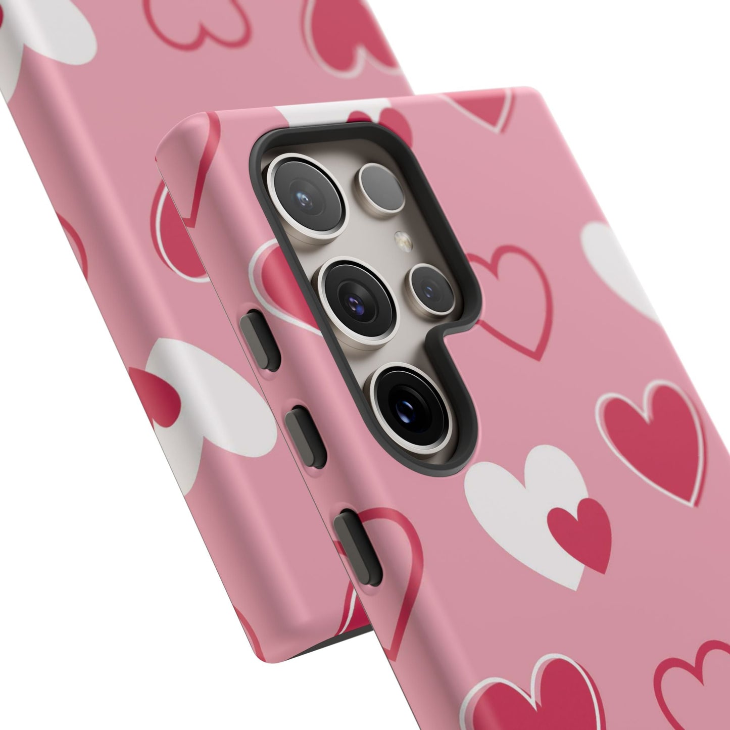 Pink and Red Hearts Samsung Galaxy Case - BOGO Cases